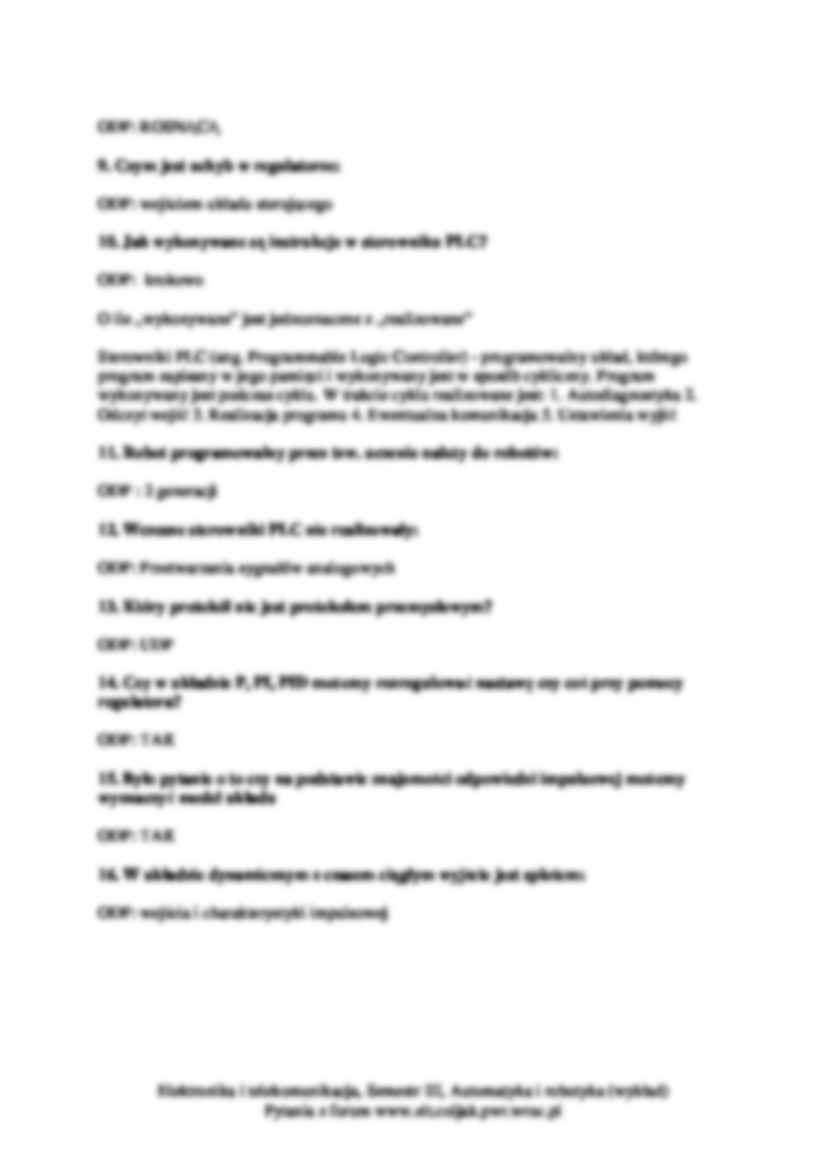 Pytania na kolokwium - Transformata - strona 2