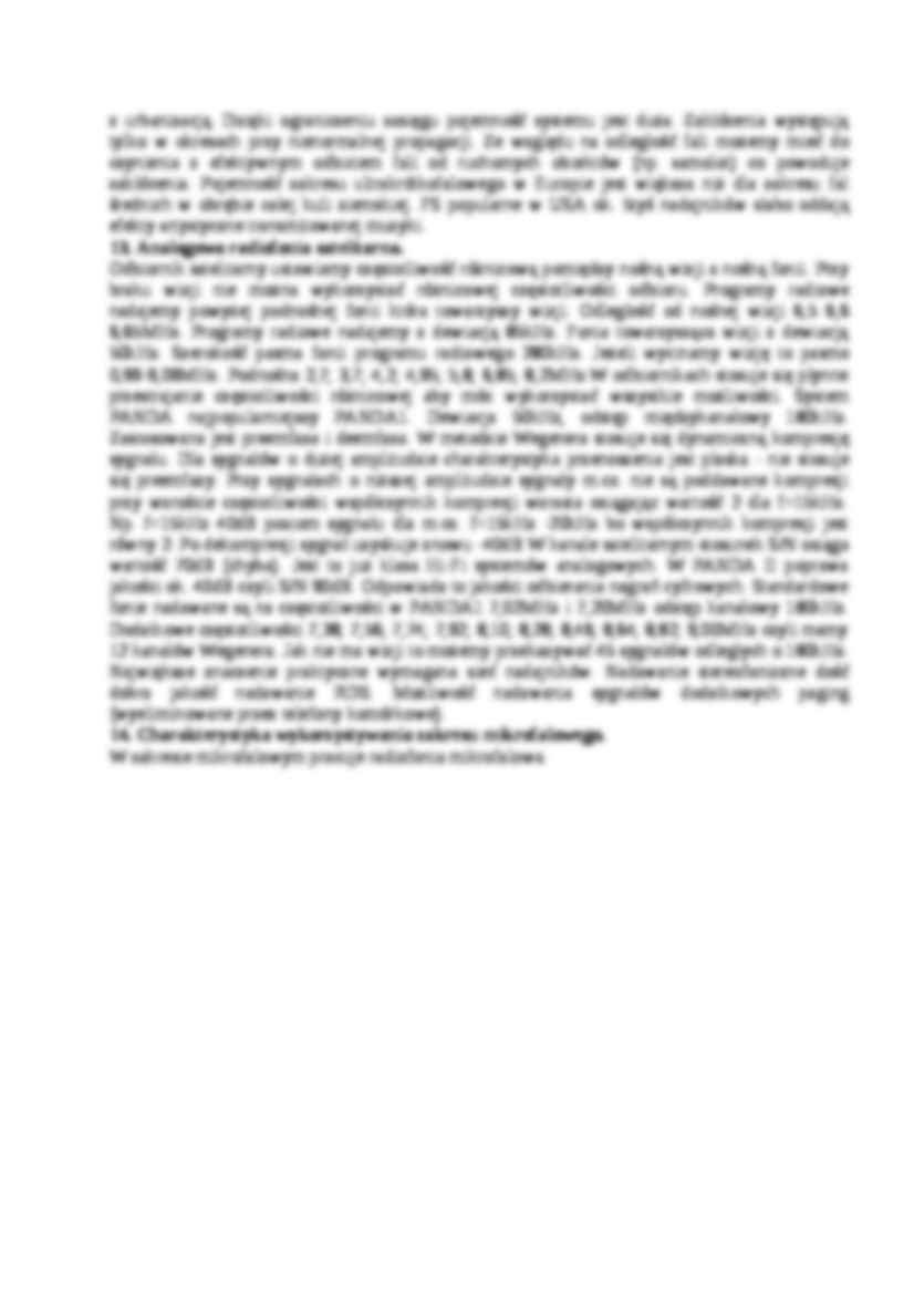 Sygnały i zakresy wykorzystywane w radiofonii - wykład - strona 3