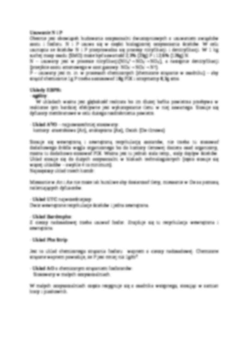 Wykład - schemat oczyszczalni ścieków - strona 2