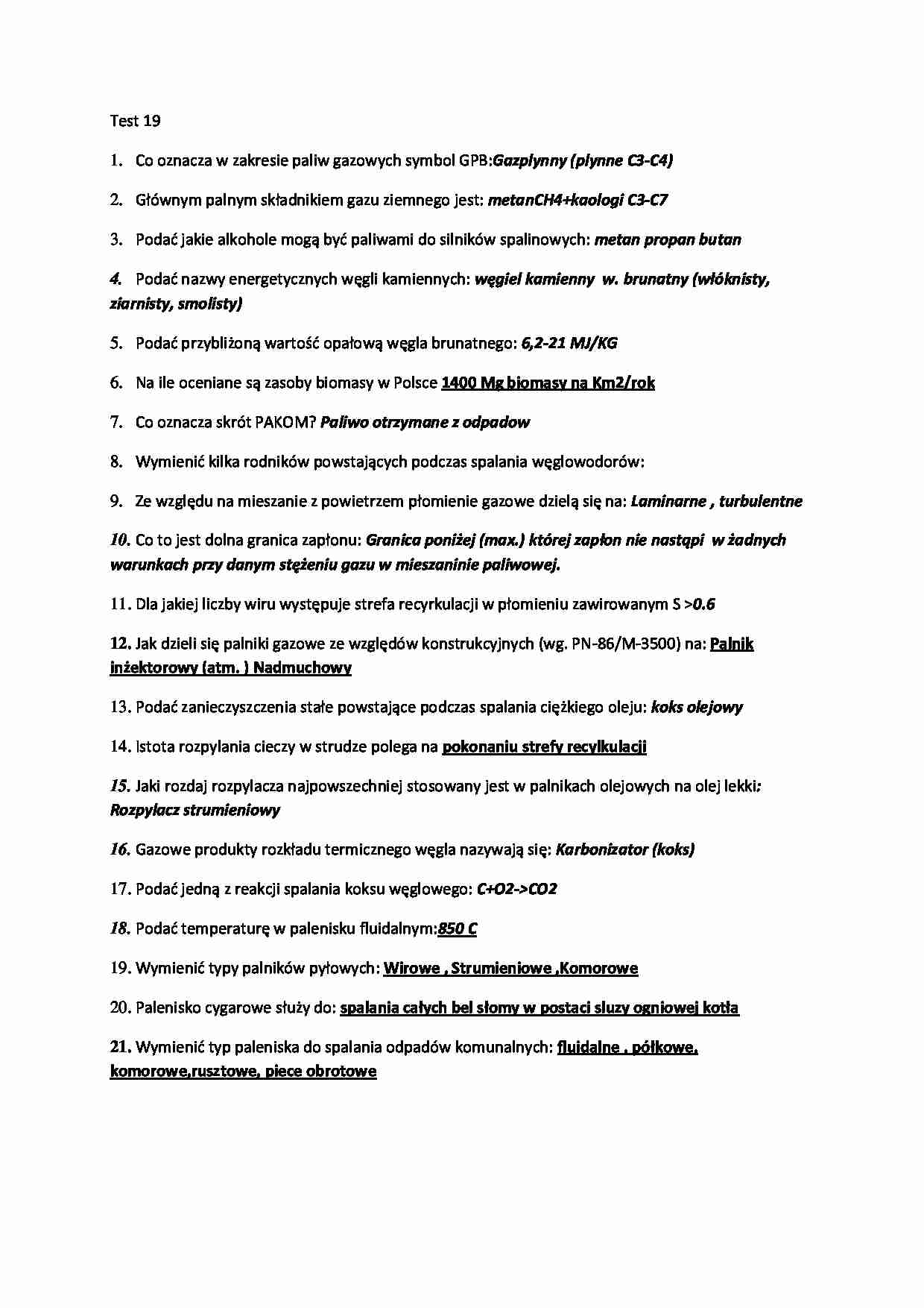 Spalanie paliw-test 19 - strona 1