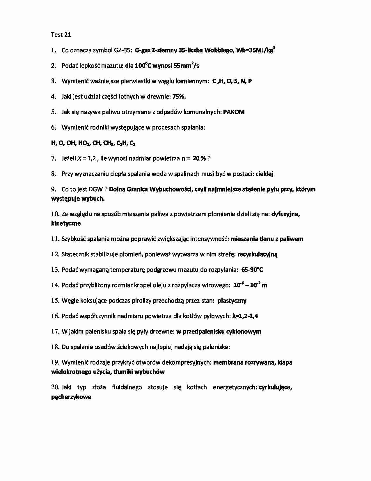 Spalanie paliw-test 21 - strona 1