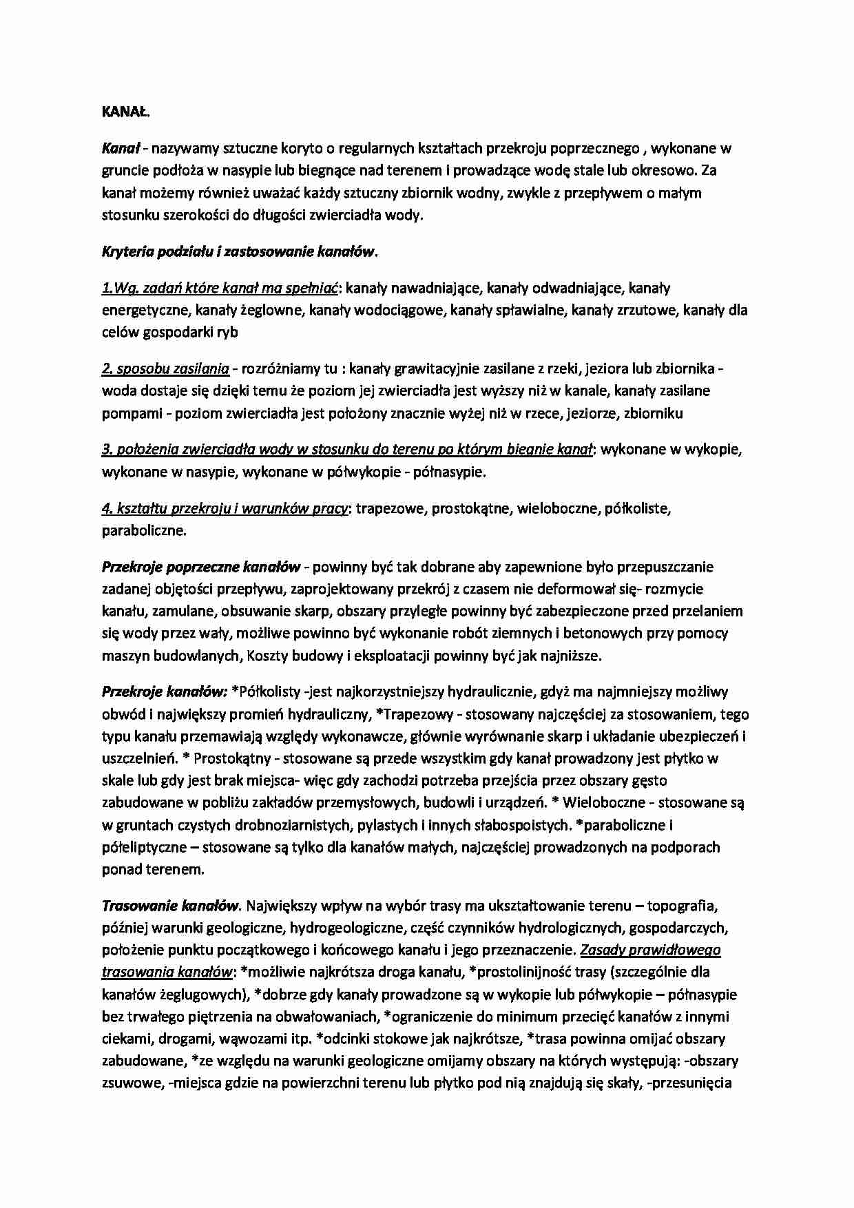 Kanał-opracowanie - strona 1