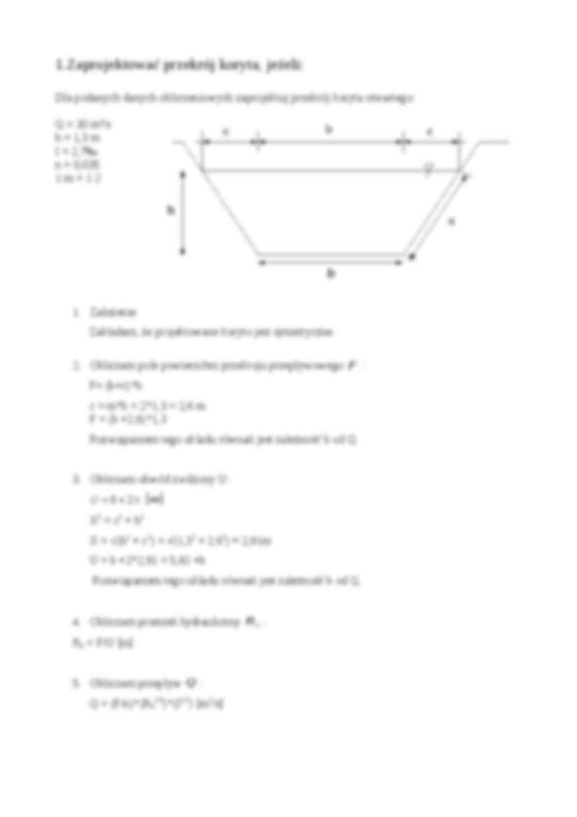 Koryto, przelew, niecka wypadowe-opracowanie - strona 2