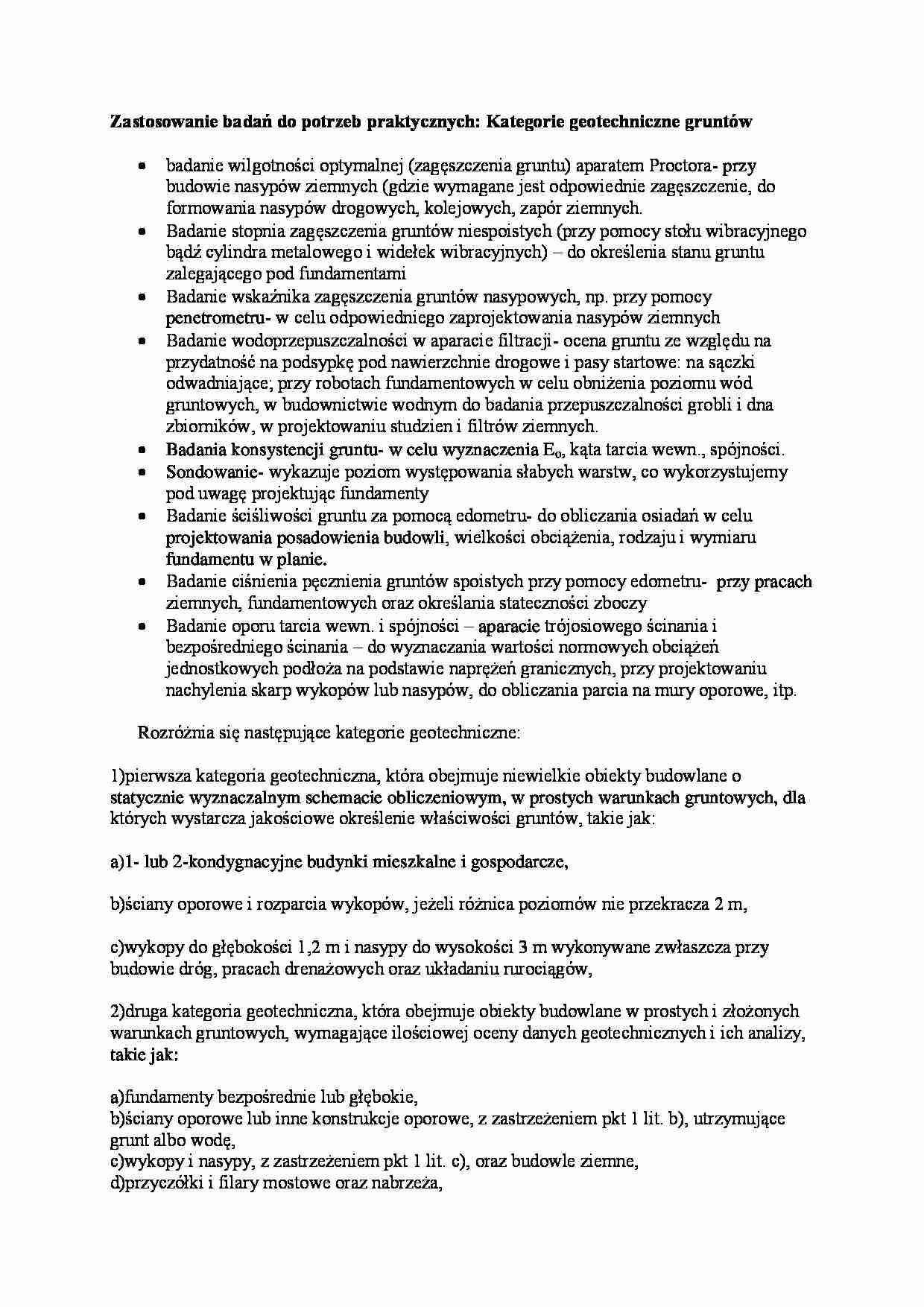 Zastosowanie badań do potrzeb praktycznych-opracowanie - strona 1