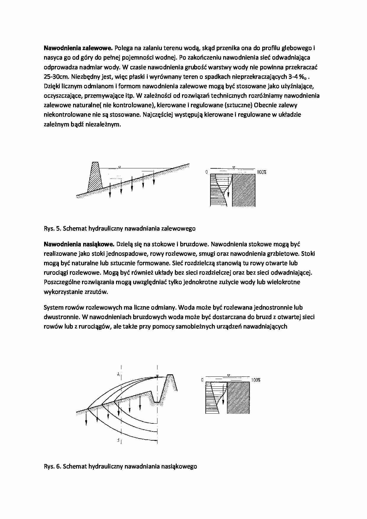 Nawodnienia zalewowe nasiłkowe oraz stokowe-opracowanie - strona 1