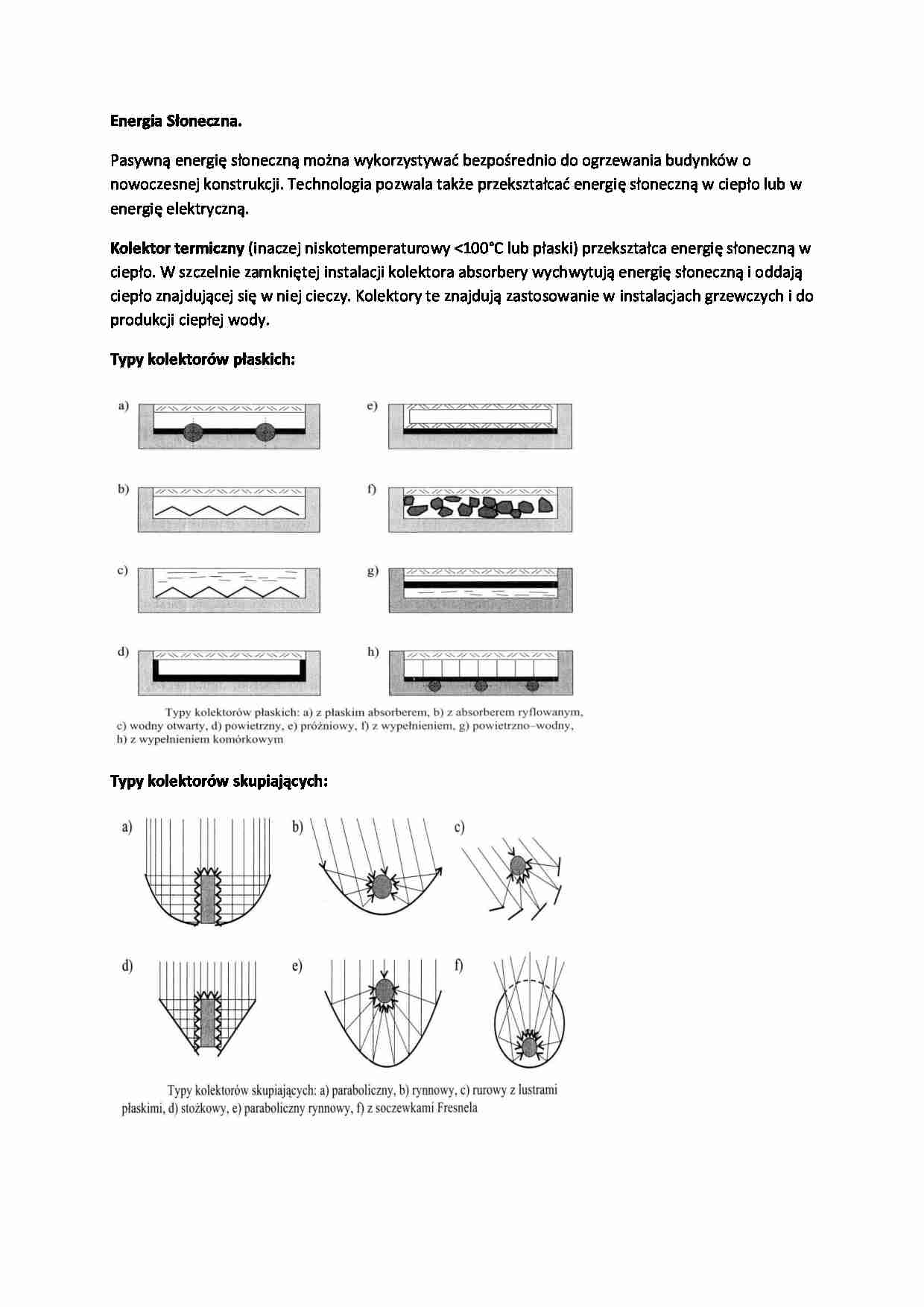 Energia słoneczna - kolektory słoneczne - strona 1