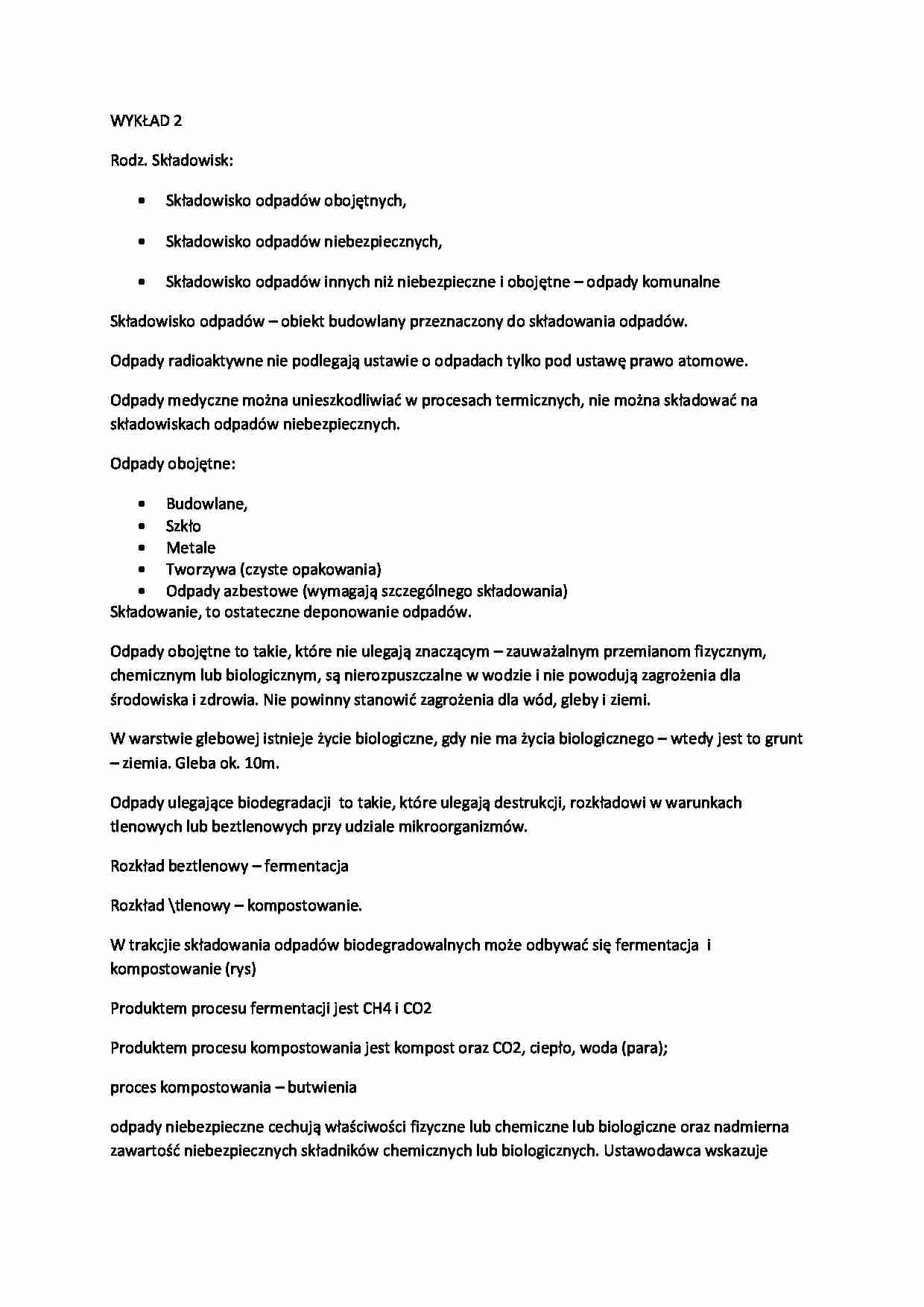 Rodzaje składowisk-opracowanie - strona 1