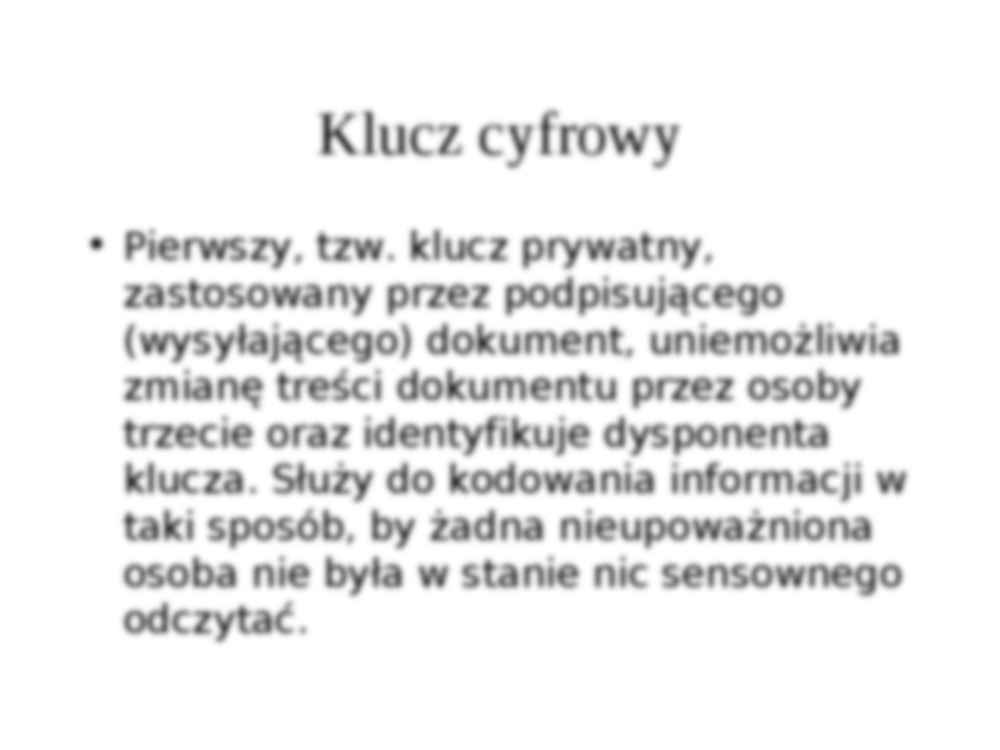 Wykład z technologii informacyjnych: Podpis cyfrowy - strona 3