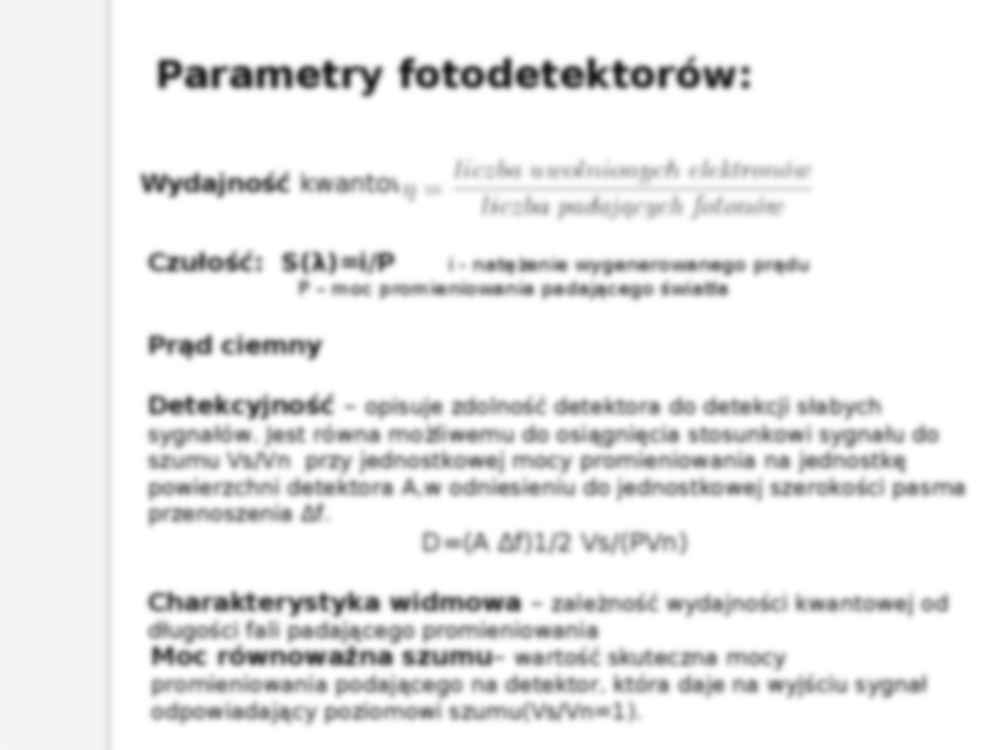Fotodetektory - prezentacja - strona 3