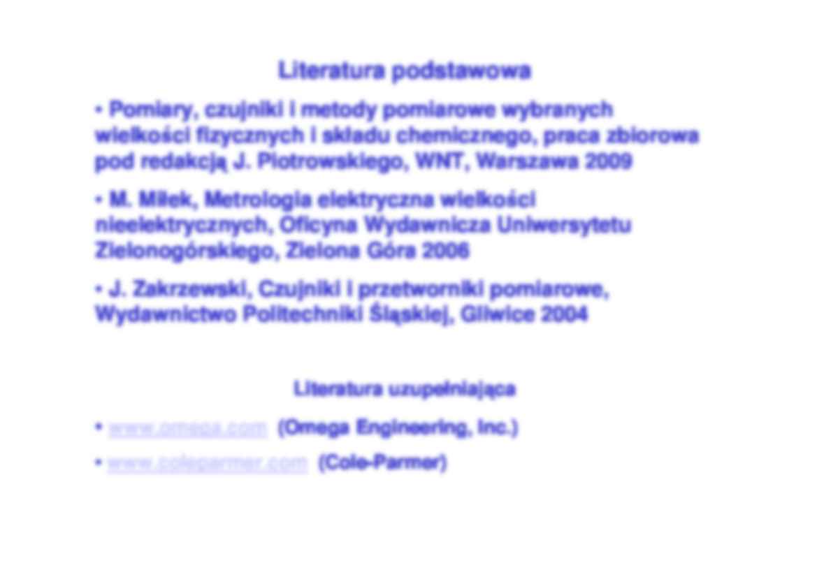 Czujniki - notatki z wykładu 8 - strona 2
