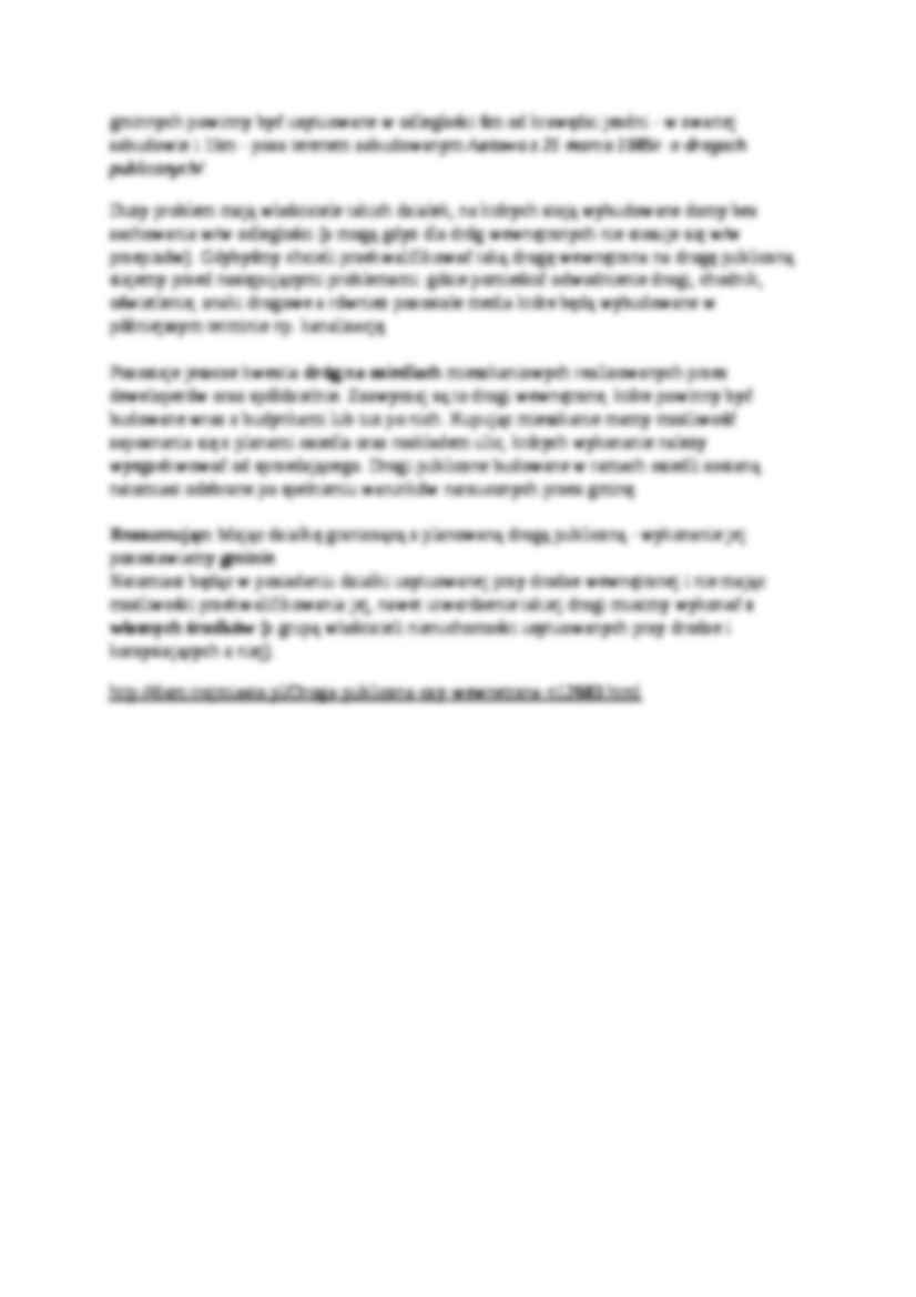 Droga publiczna  - omówienie - strona 3
