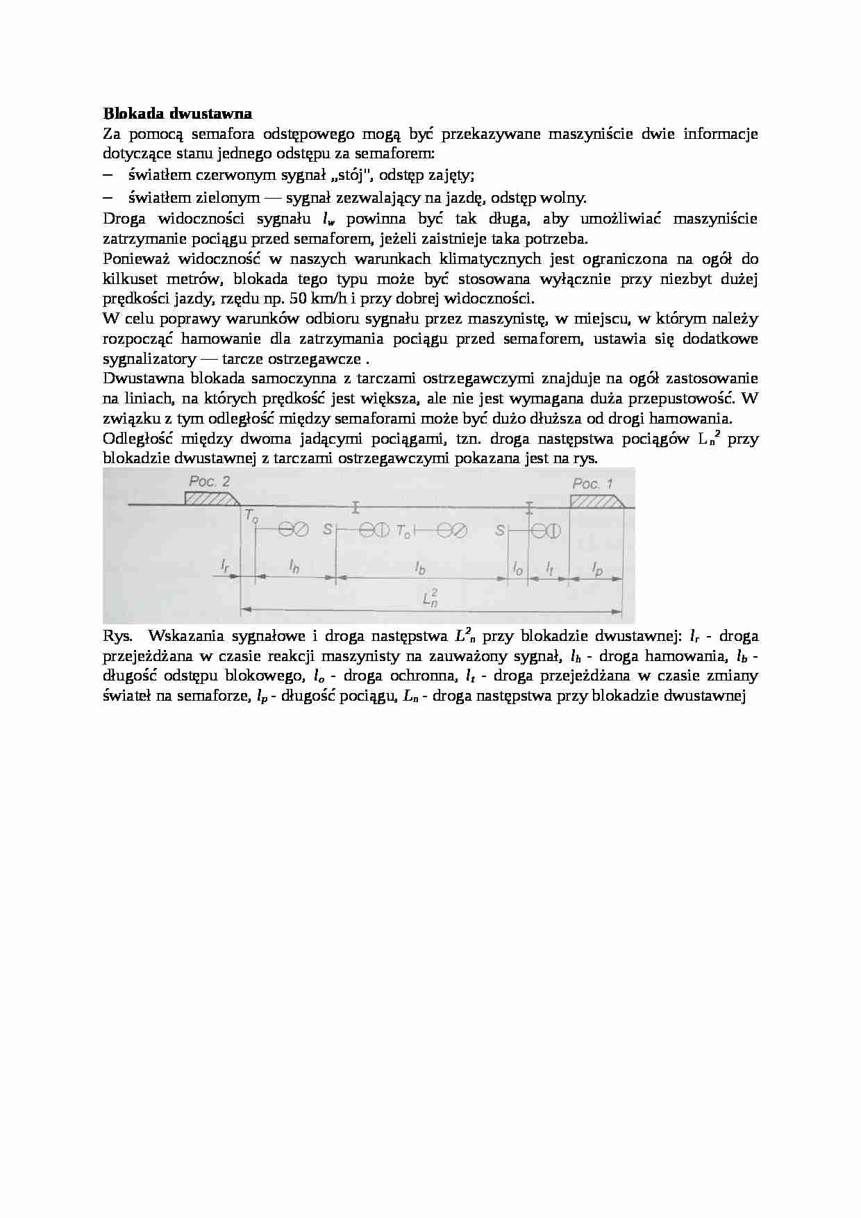 Blokada dwustawna - opis - strona 1