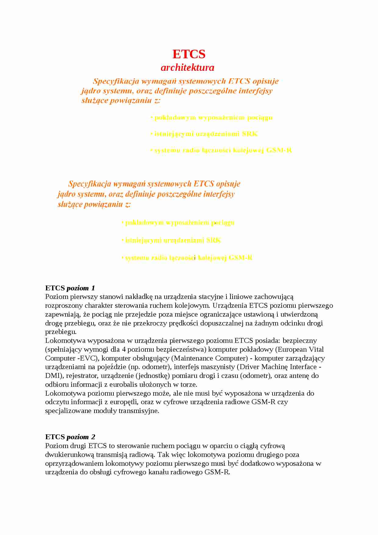 ETCS - omówienie - strona 1