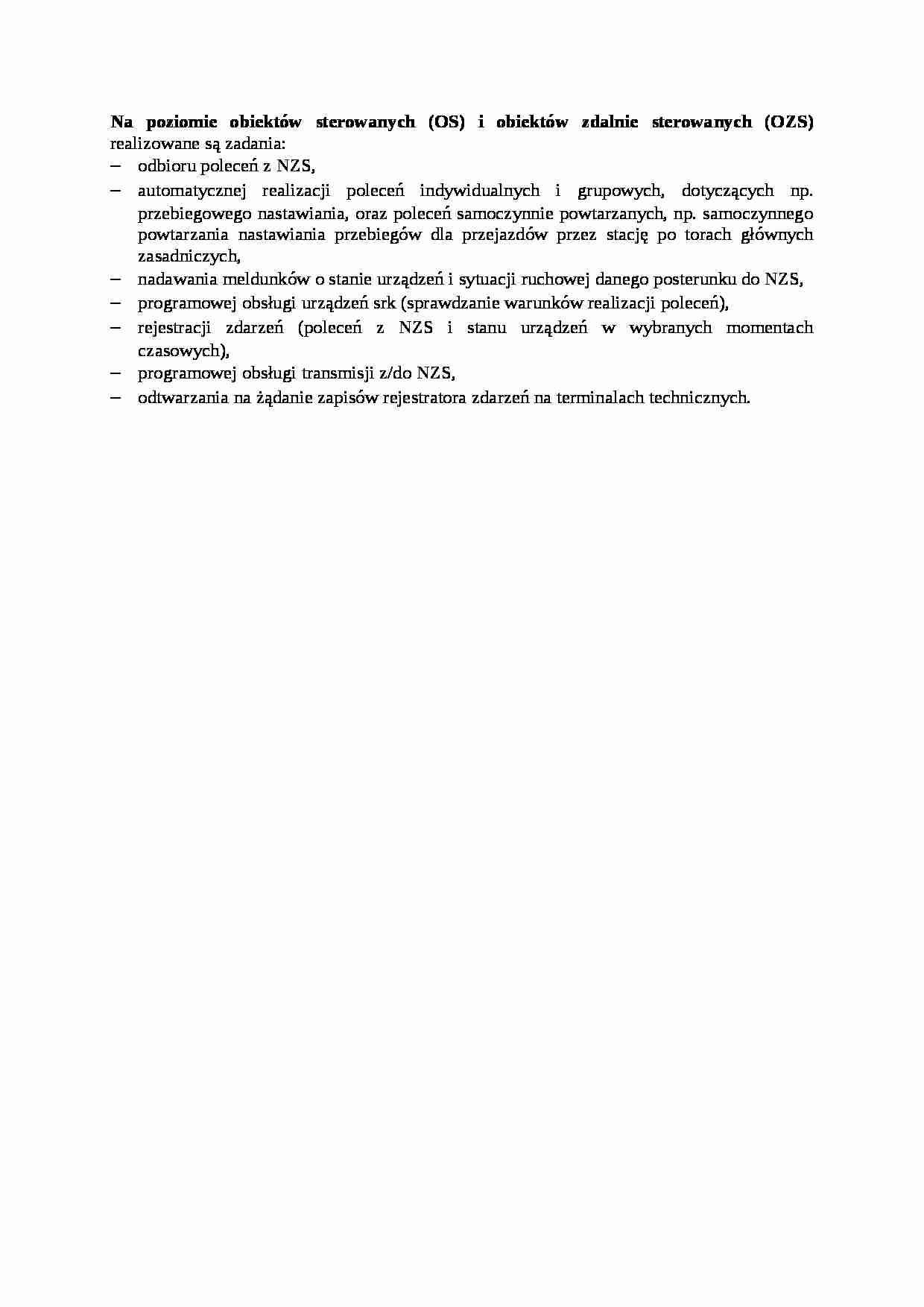 Obiekty sterowane - opis - strona 1