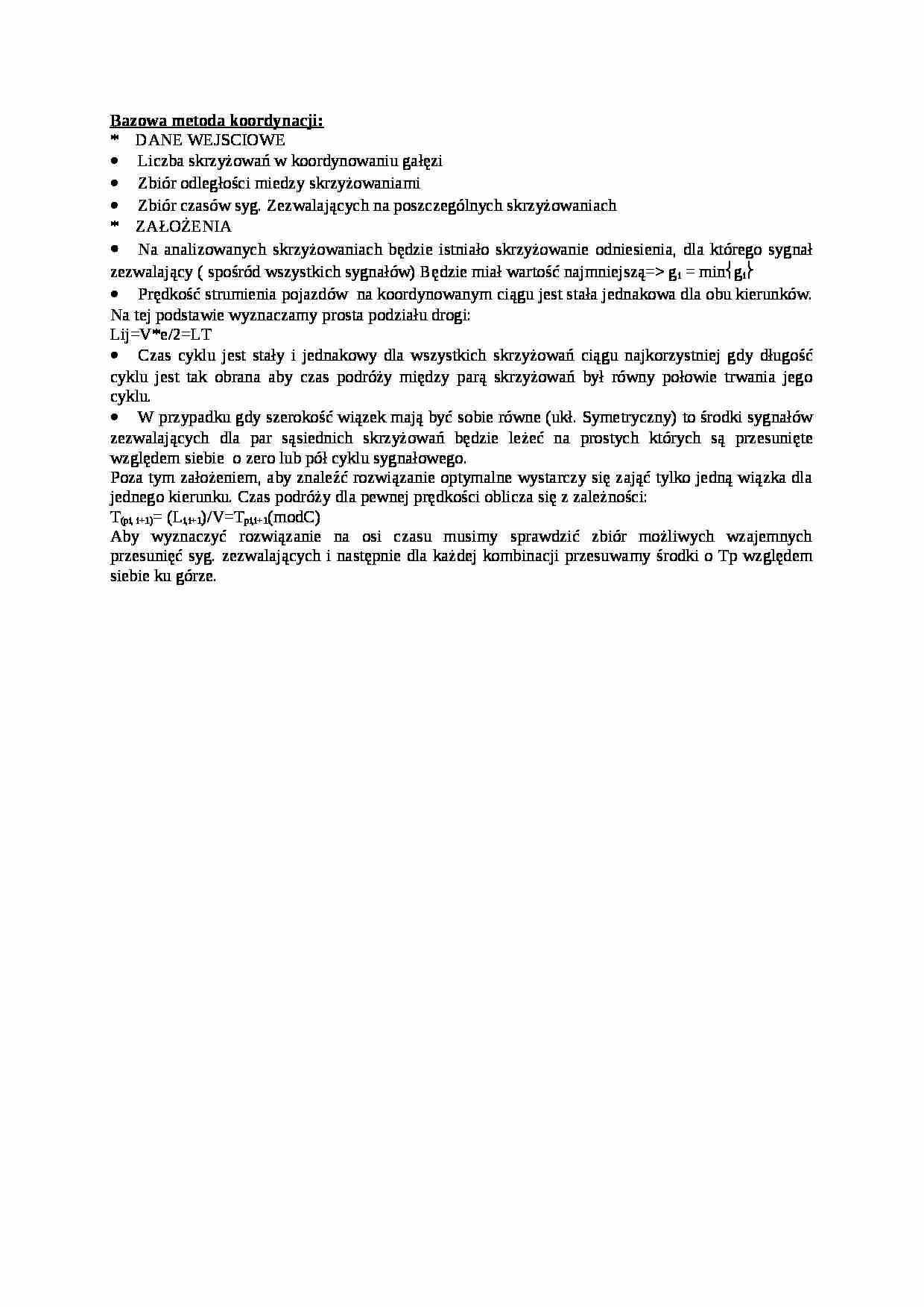 Bazowa metoda koordynacji - strona 1
