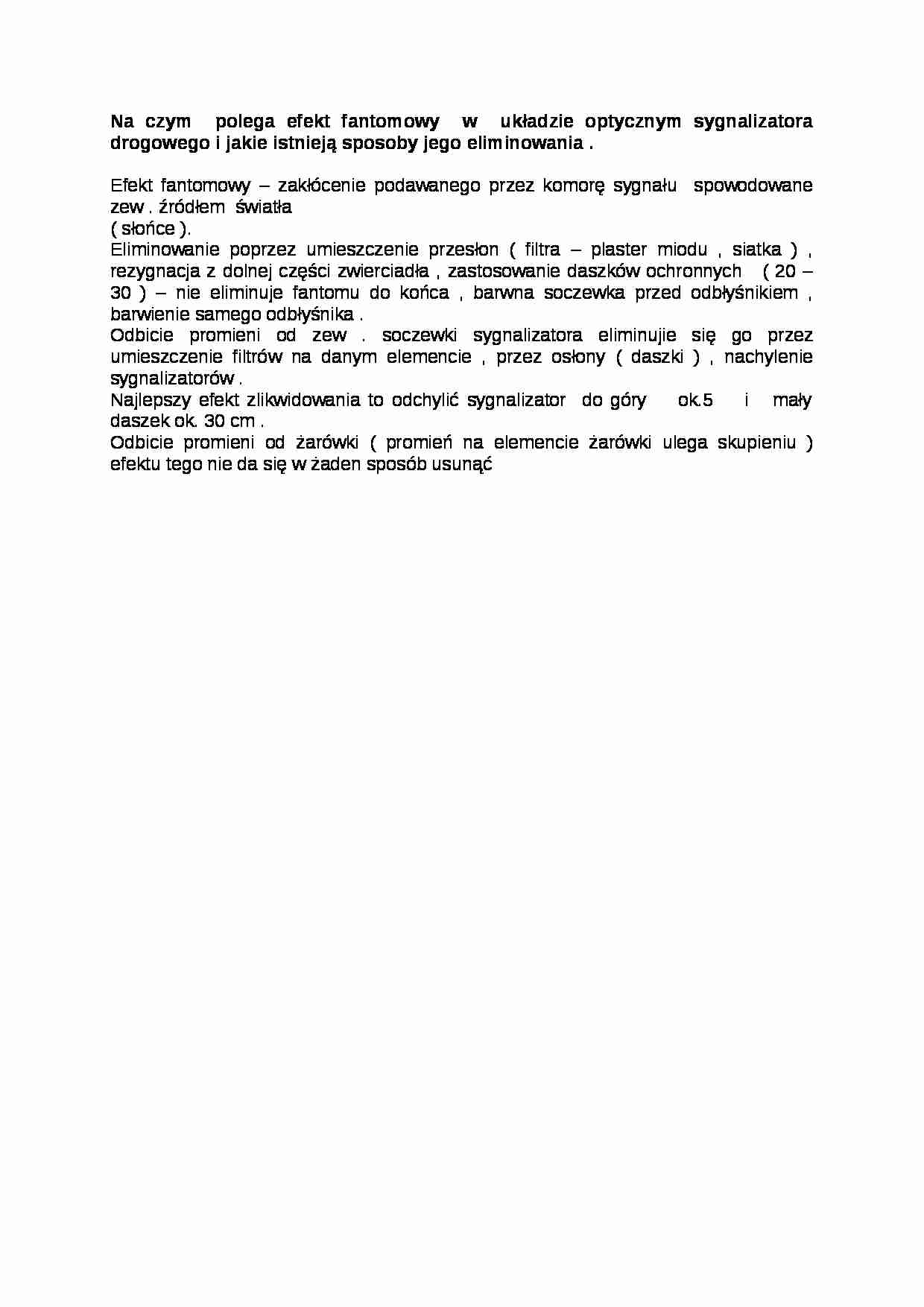 Efekt fantomowy - opis - strona 1