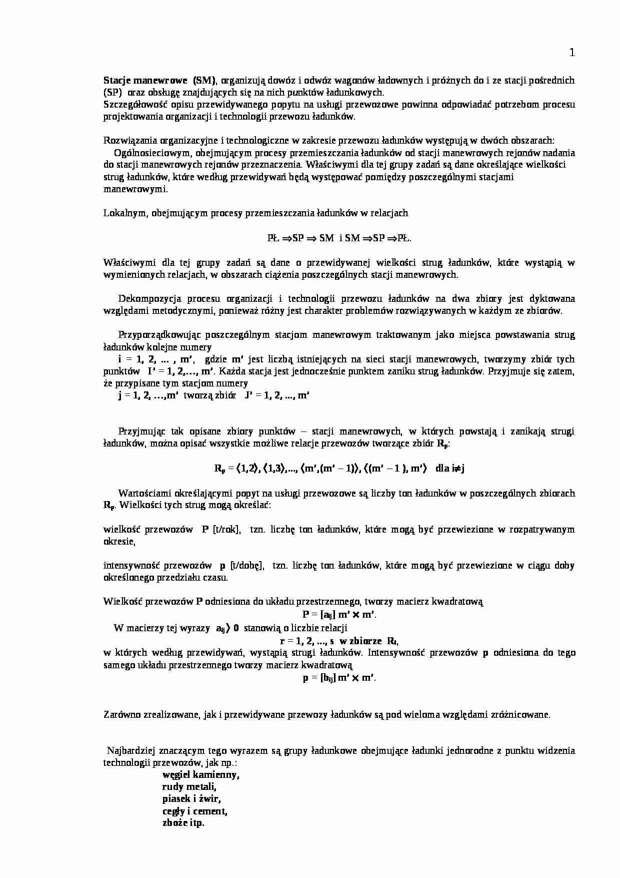 Stacje manewrowe - omówienie - strona 1