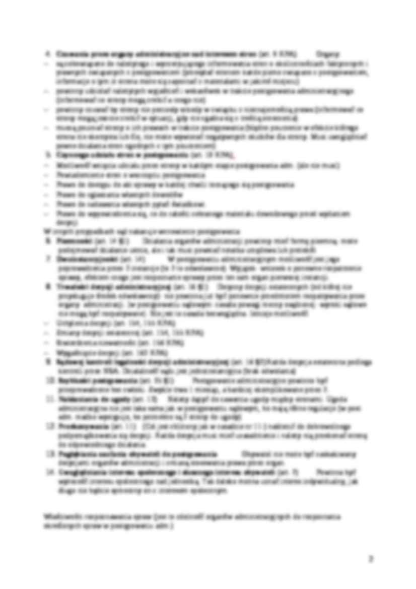 Postępowanie administracyjne - skypt - strona 2
