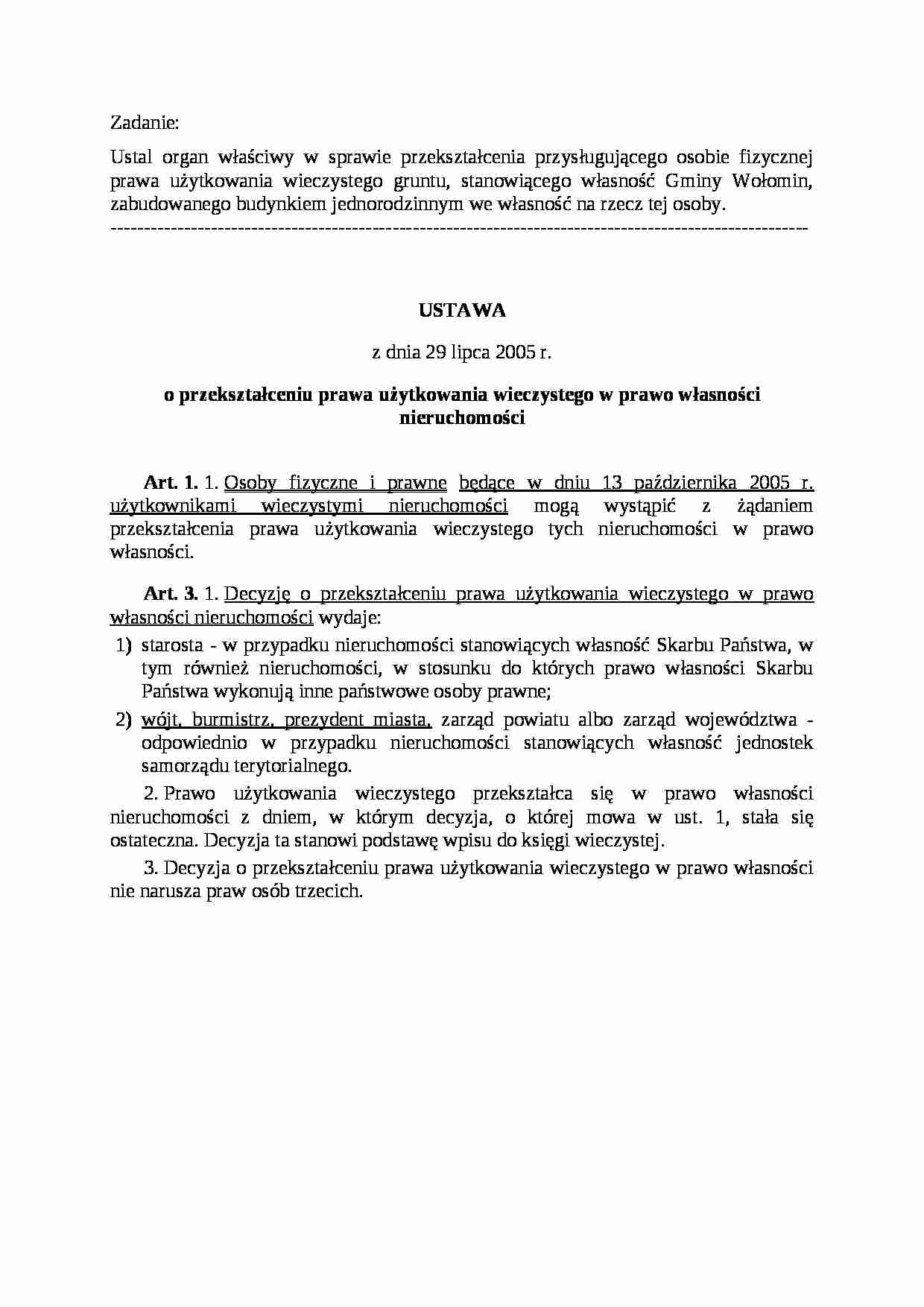 Właściwość - przykład - strona 1