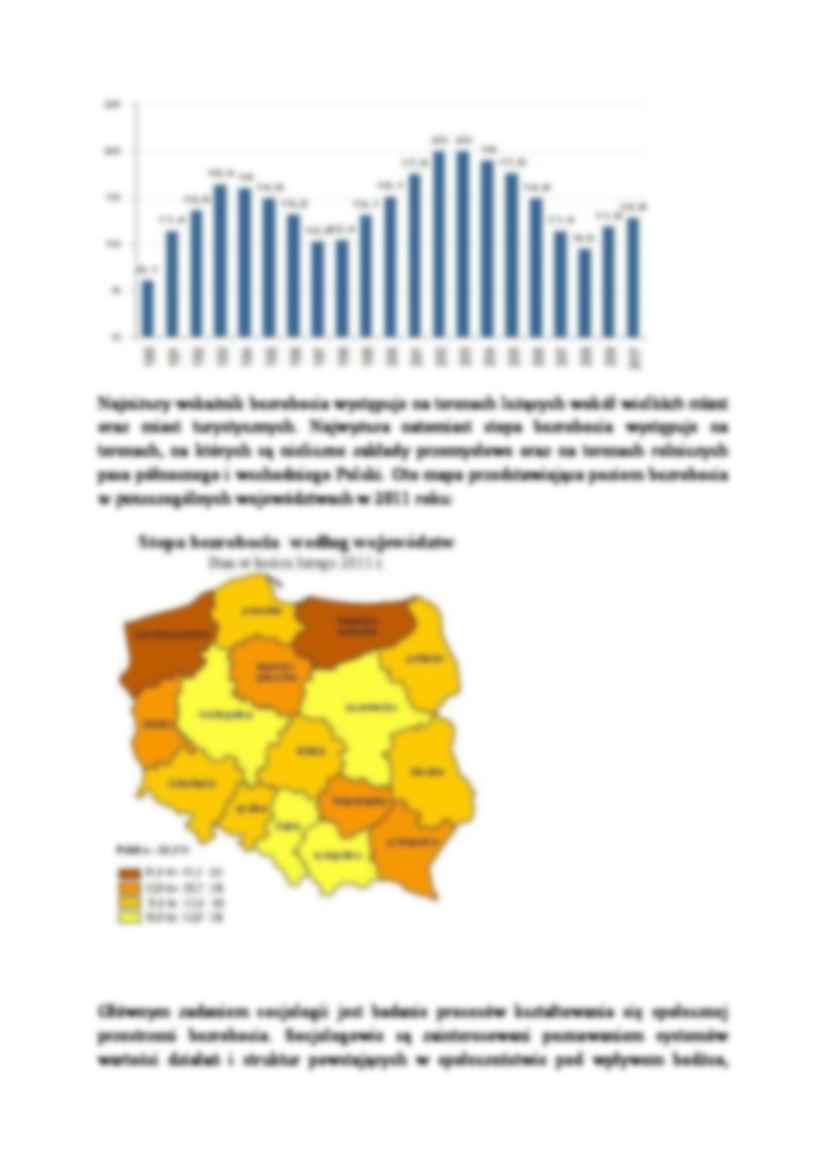 Bezrobocie jako problem społeczny- opracowanie - strona 3