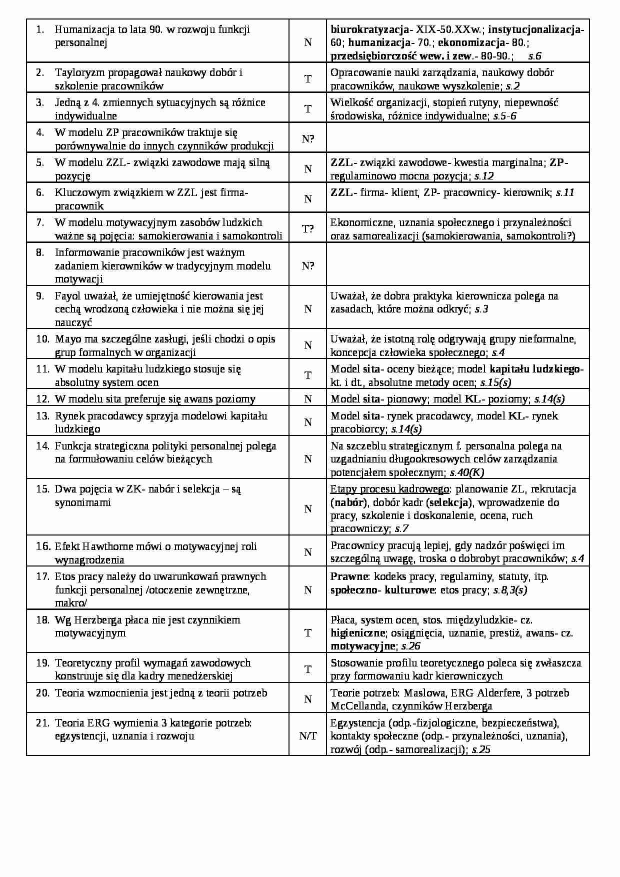 Test 1  i opracowanie - strona 1