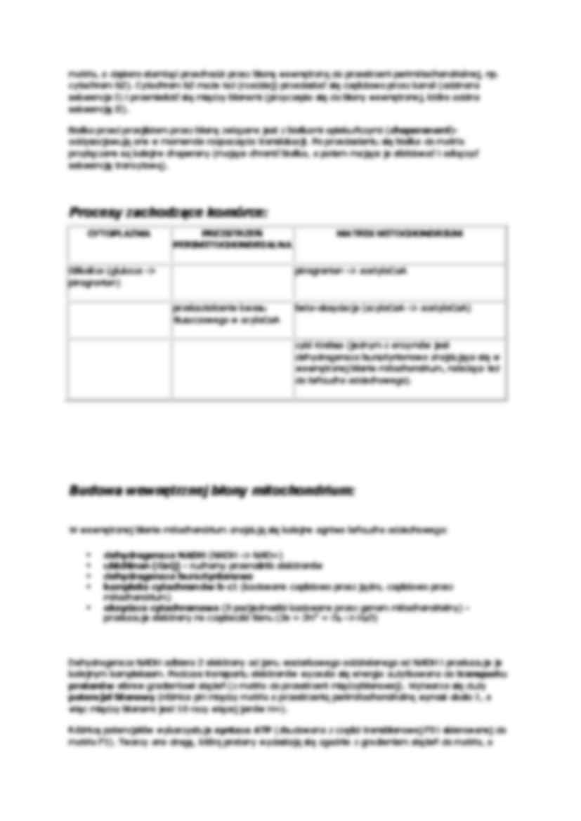 Mitochondria - wykład - strona 2