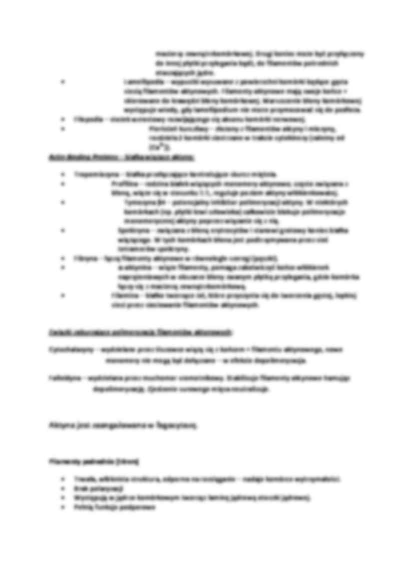 Cytoszkielet  - wykład - strona 3