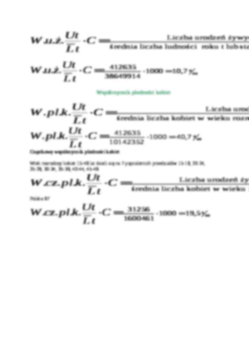 Wykład - Czynniki determinujące rozmieszczenie ludności - strona 3