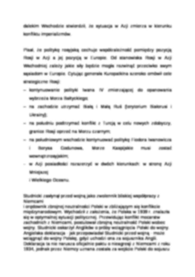 Wykład - Koncepcje geopolityczne Władysława Studnickiego - strona 2
