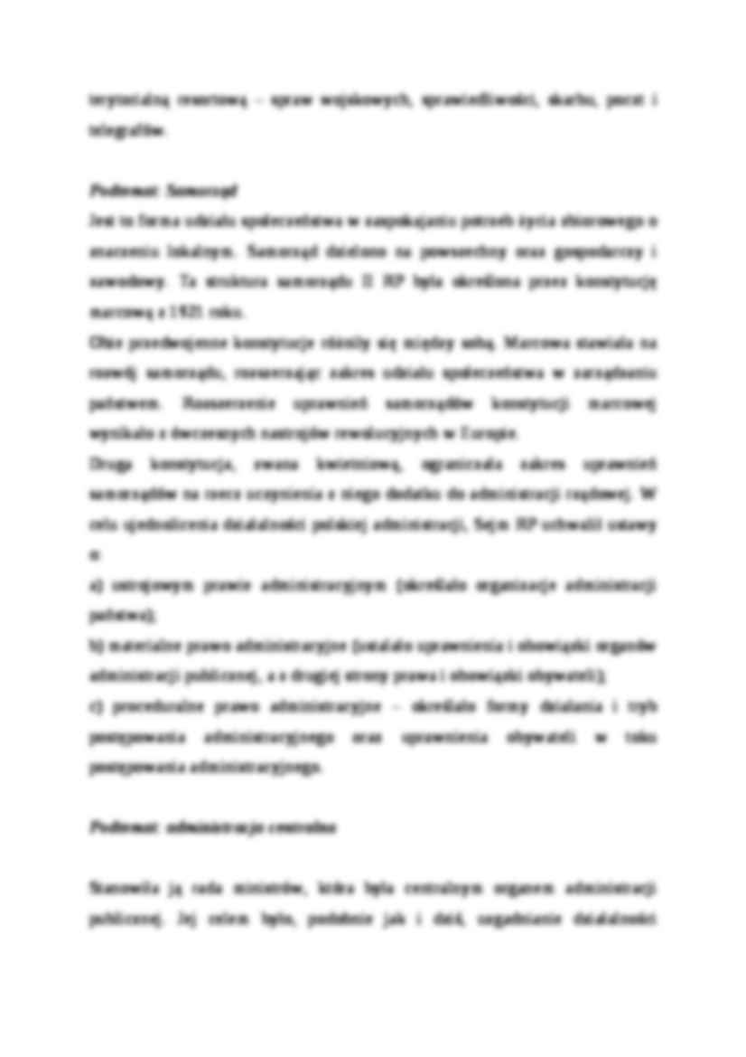 Wykład - II RP i jej administracja - strona 2