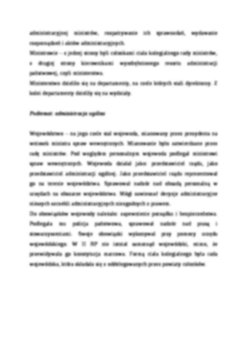 Wykład - II RP i jej administracja - strona 3