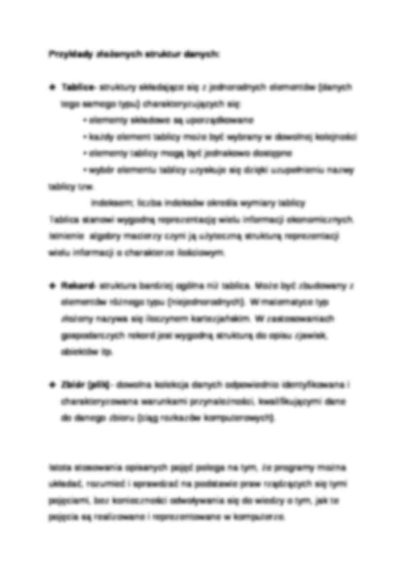 Wykład - Podstawowe struktury danych - strona 2