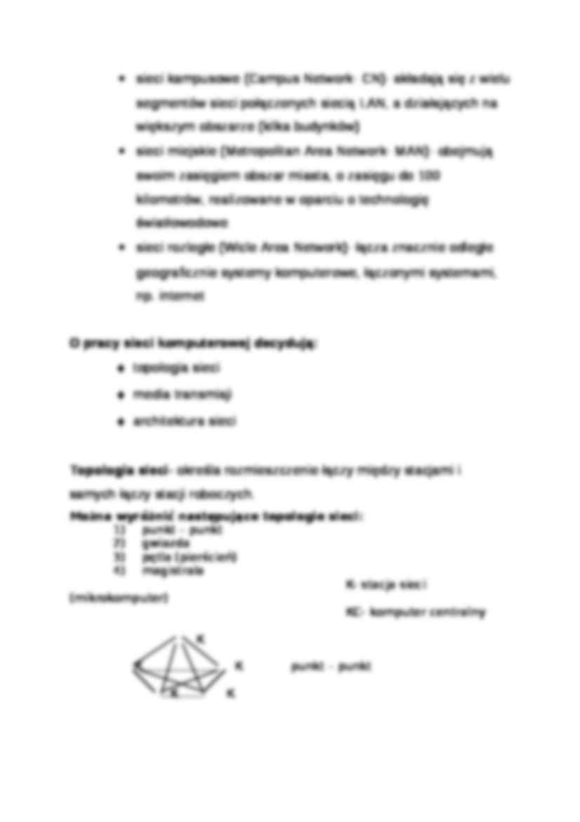 Wykład - Sieci komputerowe - strona 2