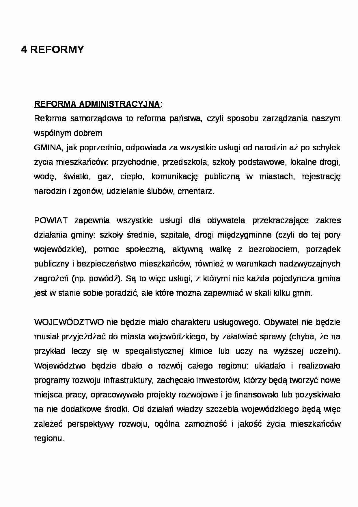 Wykład - 4 reformy - strona 1