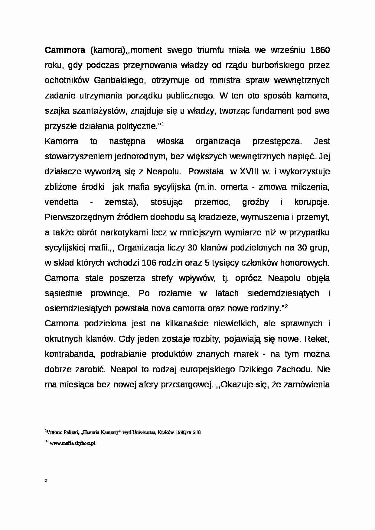 Wykład - Cammora - strona 1