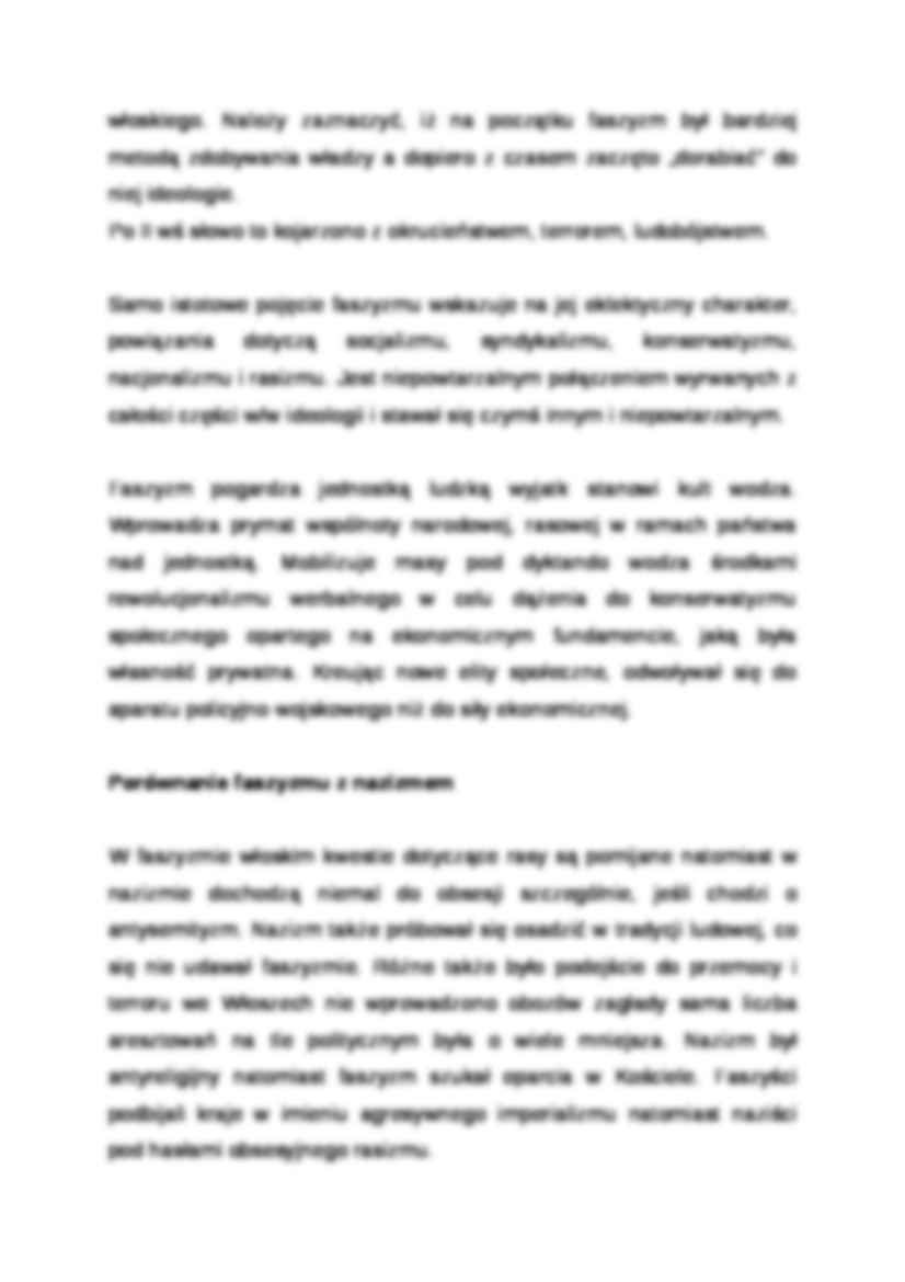 Wykład - definicja faszyzmu - strona 2