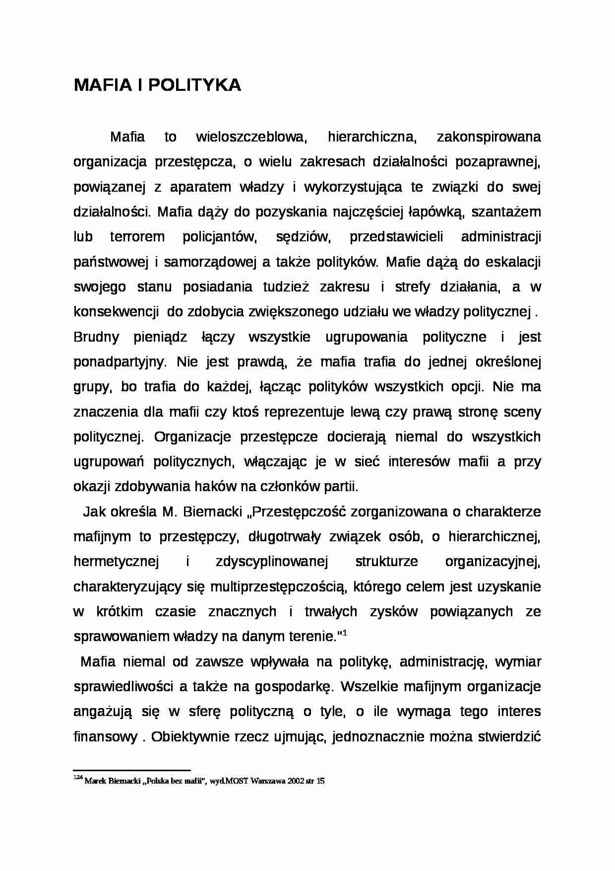 Wykład - mafia i polityka - strona 1