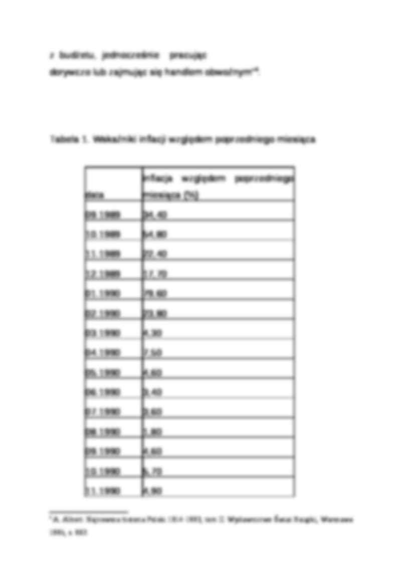 Wykład - okres transformacji i plan ekonomiczny Balcerowicz - strona 3
