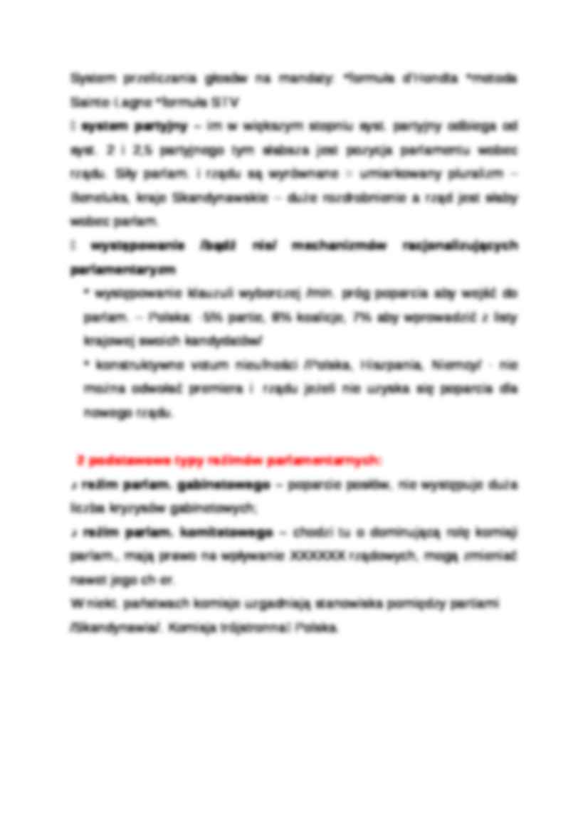 Wykład - definicja parlamentaryzmu - strona 2
