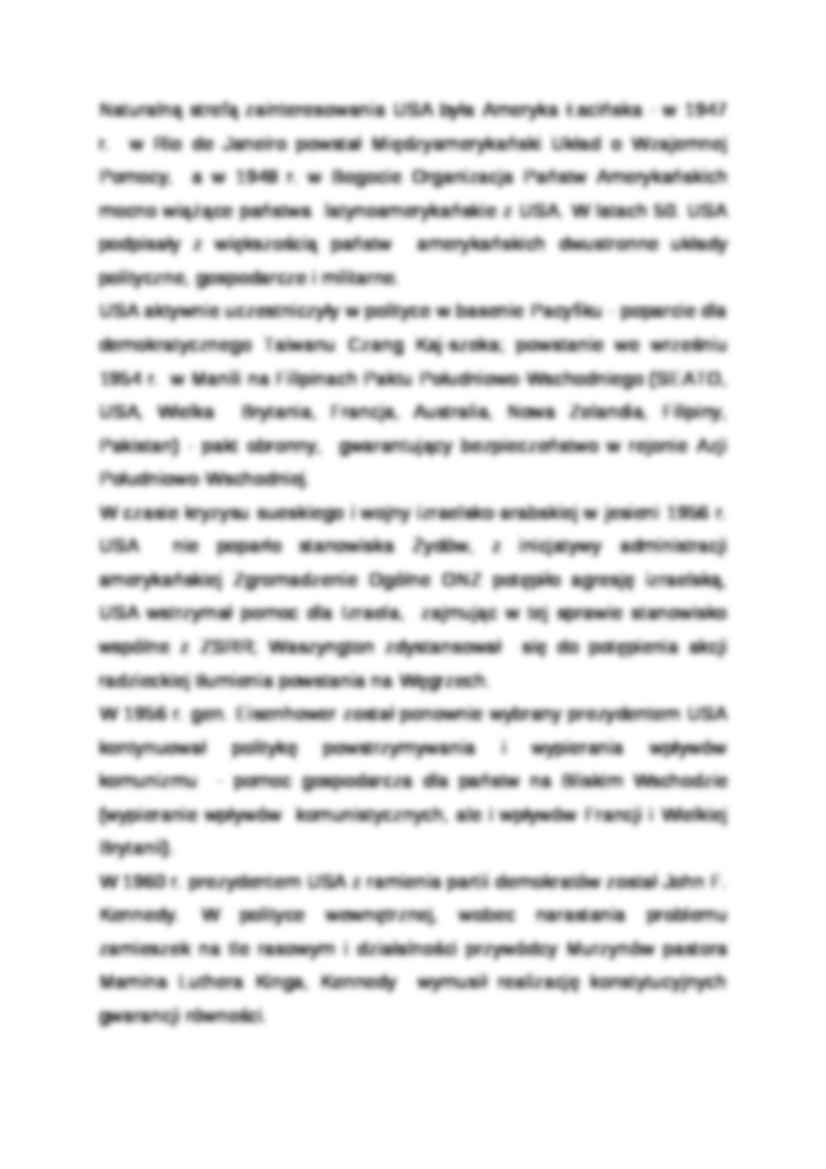 Wykład - polityka USA na świecie - strona 3