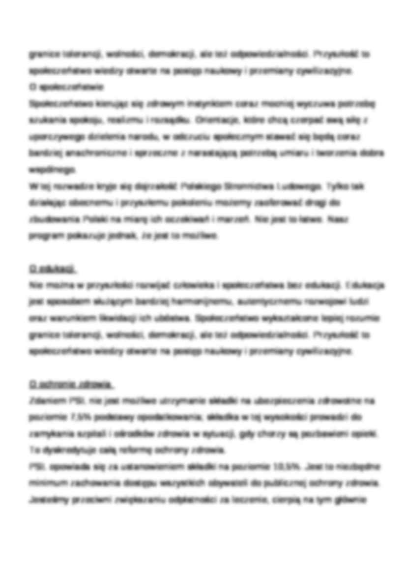 Wykład - Polskie Stronnictwo Ludowe - strona 2