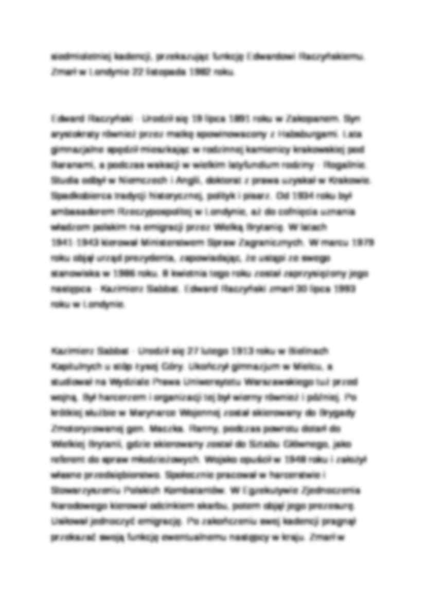 Wykład - prezydenci Polski na emigracji - strona 3