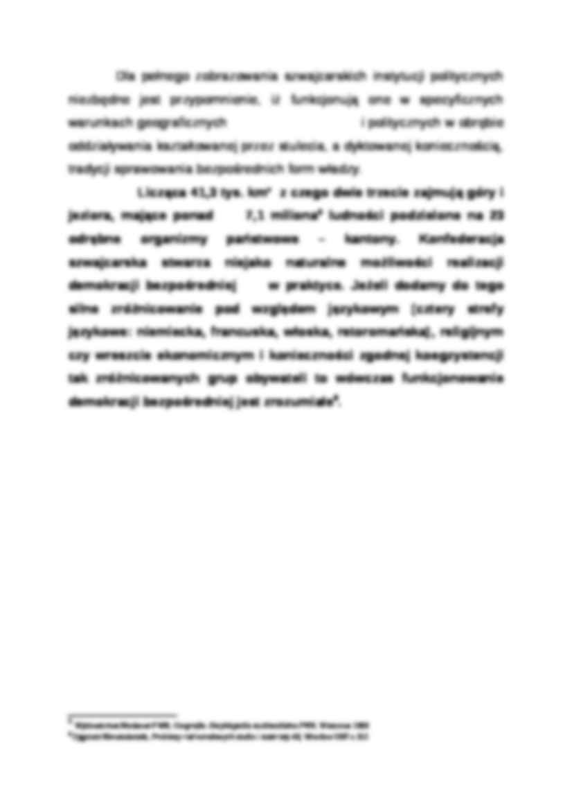 Wykład - system polityczny Szwajcarii - strona 2