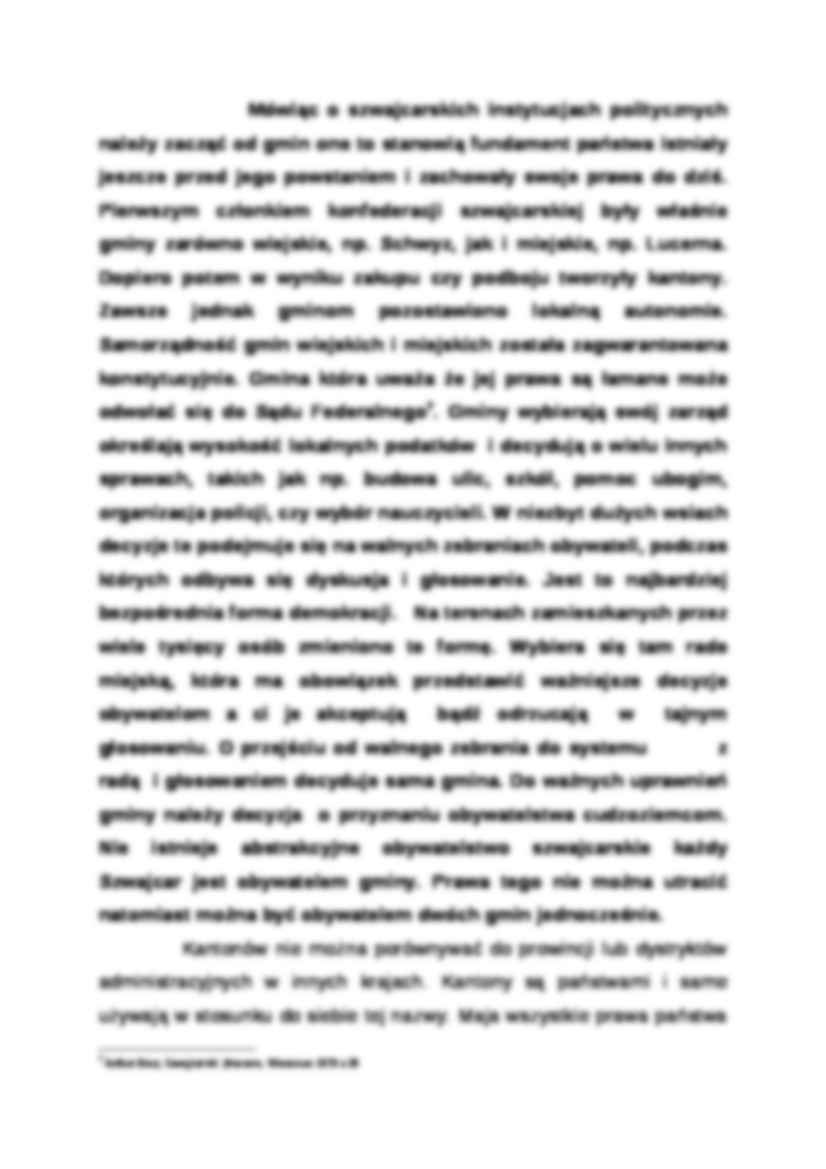 Wykład - system polityczny Szwajcarii - strona 3
