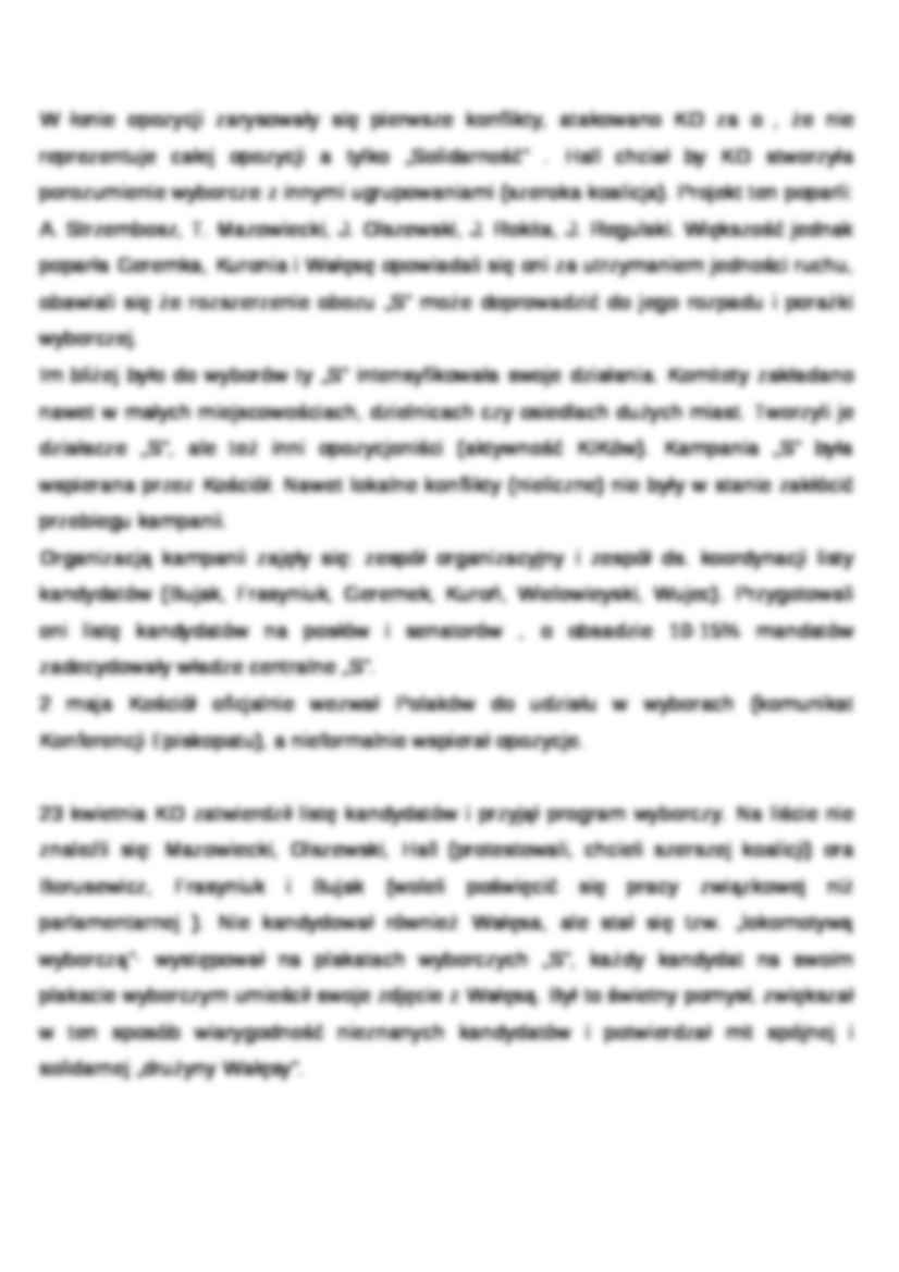 Wykład - wybory parlamentarne 1989 i parlament kontraktowy - strona 3