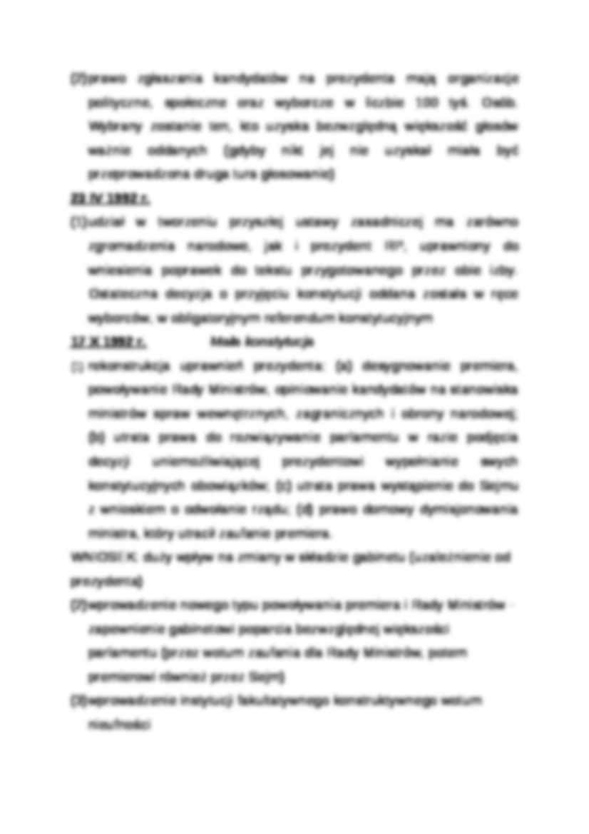 Wykład - zmiany konstytucyjne w Polsce po 1989 roku - strona 2