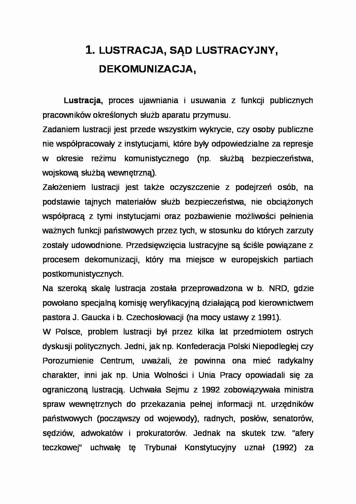 Wykład - lustracja - strona 1
