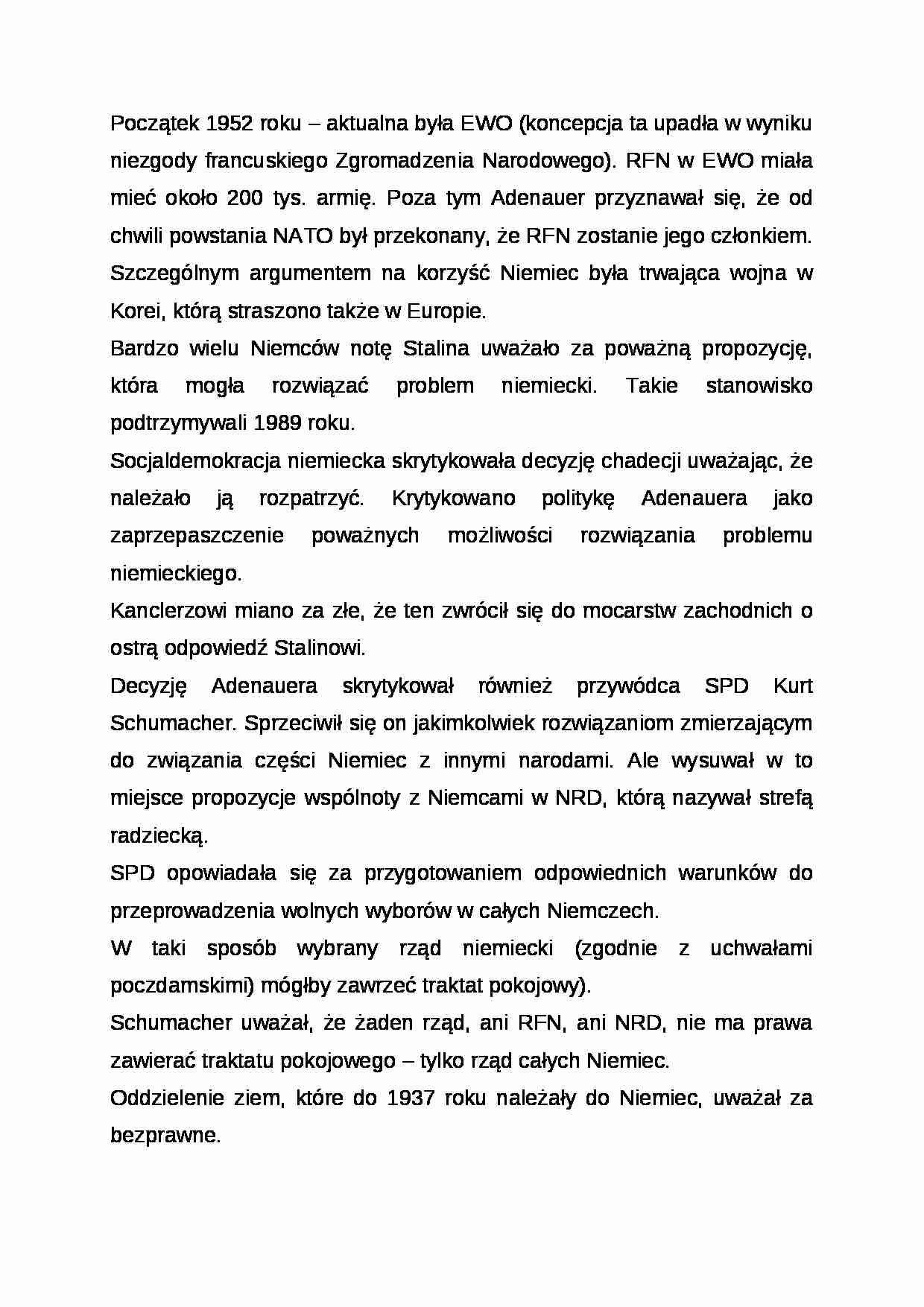 Wykład - koncepcje narodu niemieckiego - strona 1