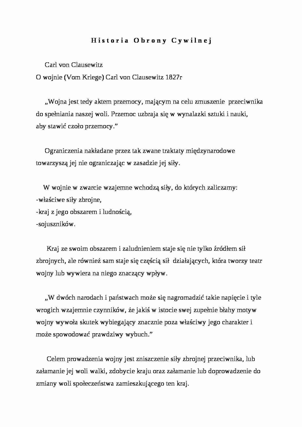 Wykład - historia obrony cywilnej - strona 1