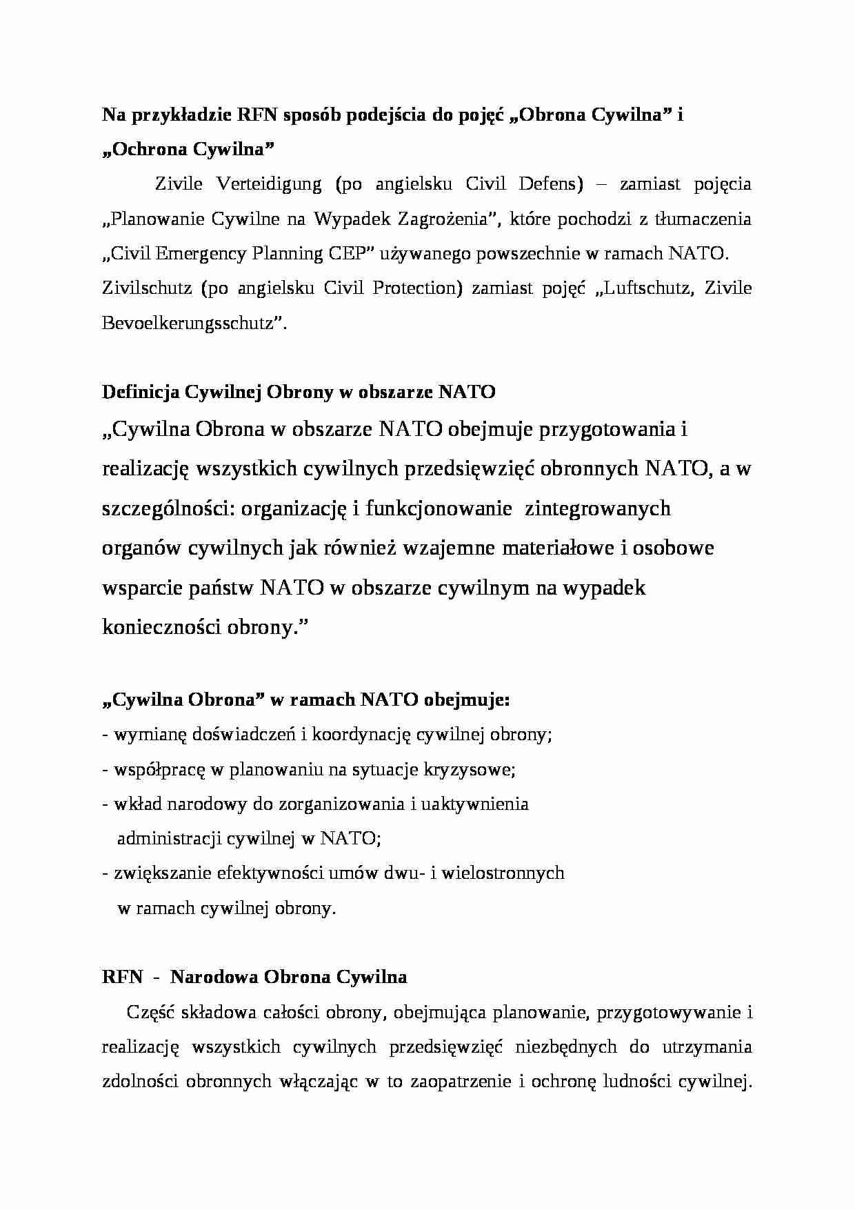 Wykład - obrona cywilna - strona 1